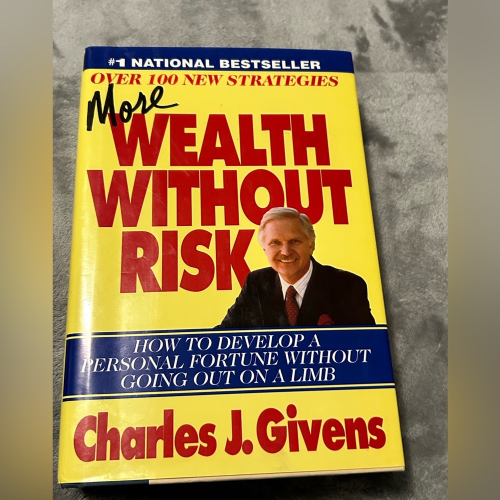 📚BOOK SALE 5 for $20📚 More Wealth Without Risk by Charles J. Givens, HC, 1991